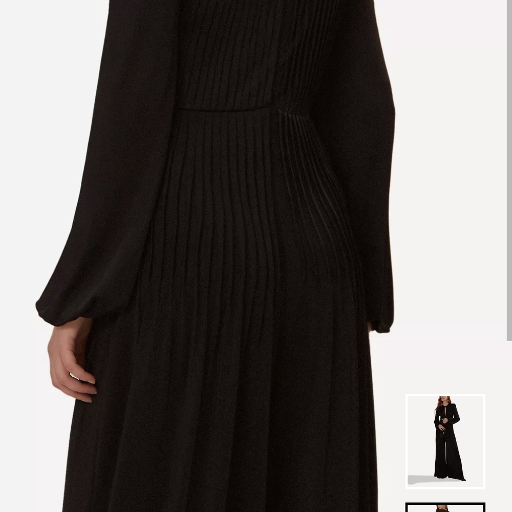 FARM Rio Black Ribbed Jumpsuit - Picture 8 of 9